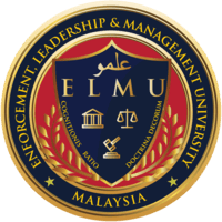 Enforcement, Leadership and Management University logo